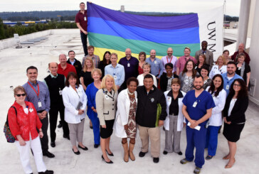 Valley Medical Center Pride Flag Raising