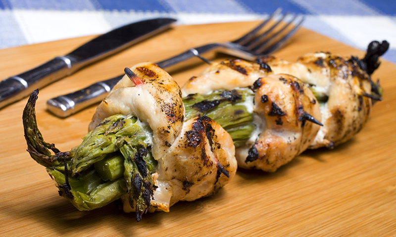 Valley Eats: Rolled Chicken & Asparagus
