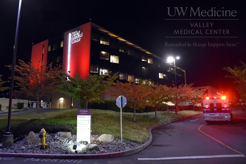 Valley Medical Center Takes Part in “Light it Red”