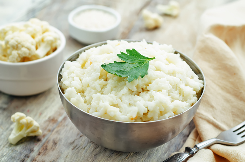 Valley Eats: Nonfat Cauliflower Mashed “Potatoes”