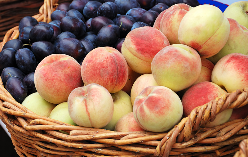Healthy, Delicious Cooking with Summer’s Peaches, Plums