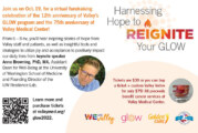 Join Us!—Harnessing Hope to Reignite Your Glow, Oct. 19, 6 – 8 PM, Virtual Fundraising Event