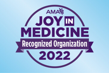 Valley Recognized by the American Medical Association’s 2022 Joy in Medicine Health System Recognition Program