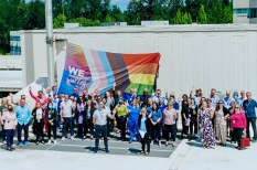 Valley Employees Unite to Raise the Pride Flag