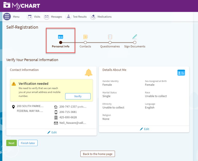 Save Time With MyChart’s Self Checkin at the Emergency Room We Are