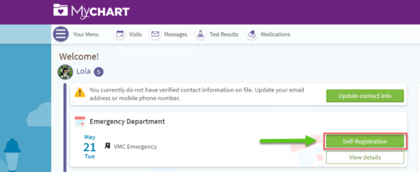 Save Time With MyChart’s Self Check-in at the Emergency Room | We Are ...