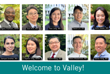 Welcome to Valley! Ten New Providers Join Valley’s Clinic Network