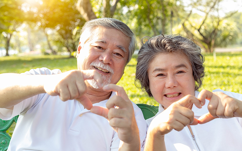 Grandma,And,Grandpa,Or,Grandparents,Make,Symbol,Of,Love,By